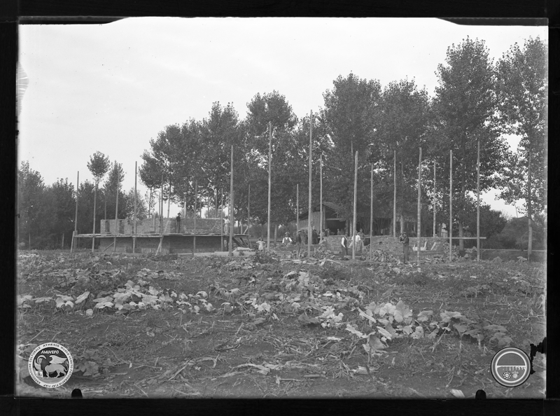 1939 11 07 DP Santa Margherita d&#039;Adige LAVORI COSTRUZIONE RICOVERI id_39021 1 cm_13x18